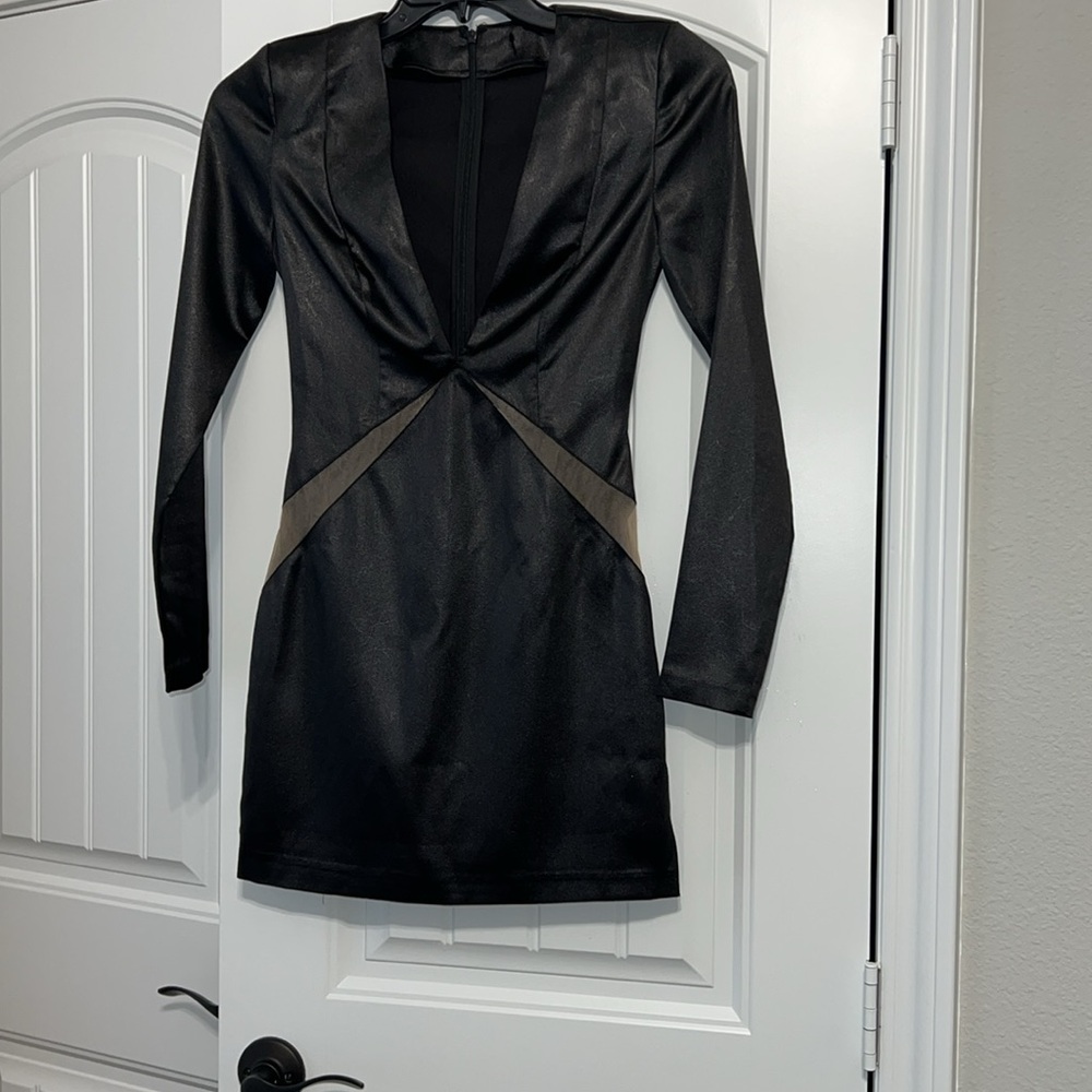 Michael Costello x REVOLVE Zoya Mini Dress in Black - Picture 7 of 11